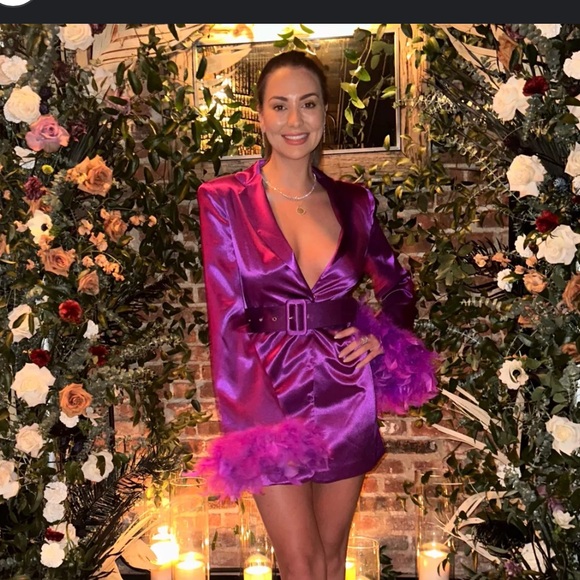 BRONX AND BANCO Odessa Blazer Dress in Purple - Picture 11 of 11